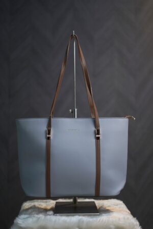 Beauty Bella Golden Buckle Tote Bag – Stylish Gold Accent Faux Leather Tote for Women