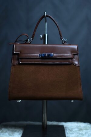 Premium HC Suede Leather Flap Handbag for Women